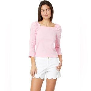 Lily Pulitzer Sirah knit top square neckline